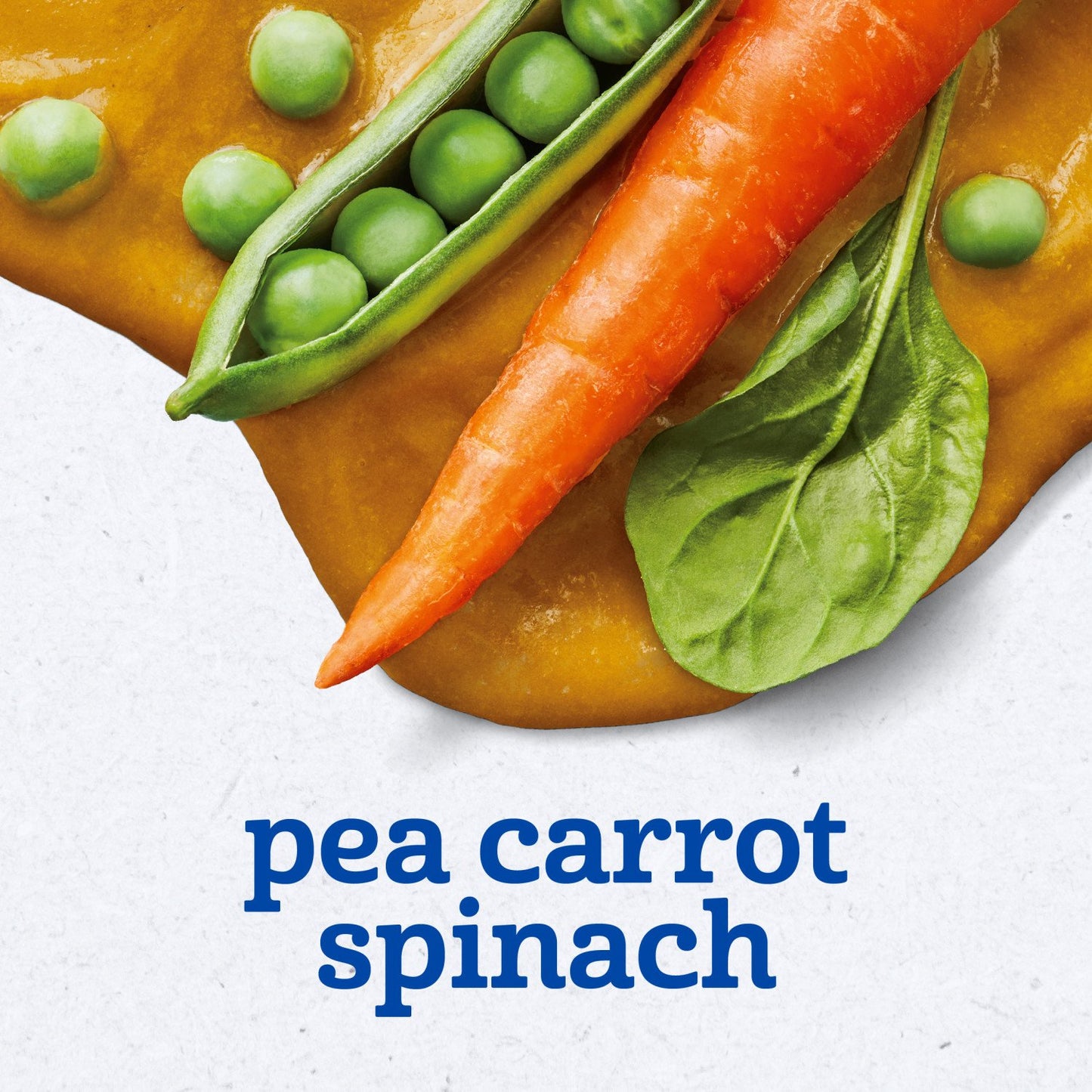 Gerber Stage 2 Baby Food - Pea Carrot & Spinach, 4 oz Tubs