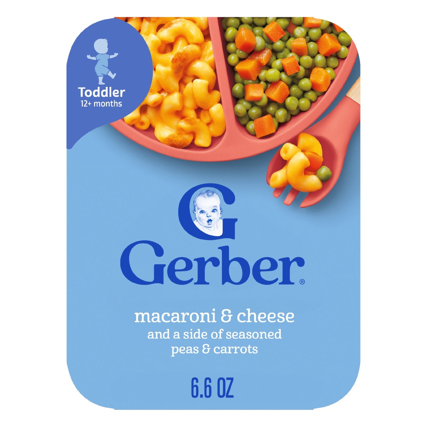 Gerber Mealtime for Toddler - Macaroni & Cheese with Peas & Carrots
