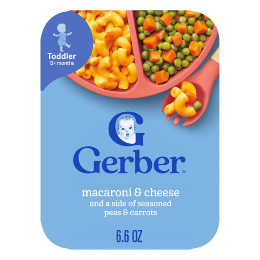 Gerber Mealtime for Toddler - Macaroni & Cheese with Peas & Carrots