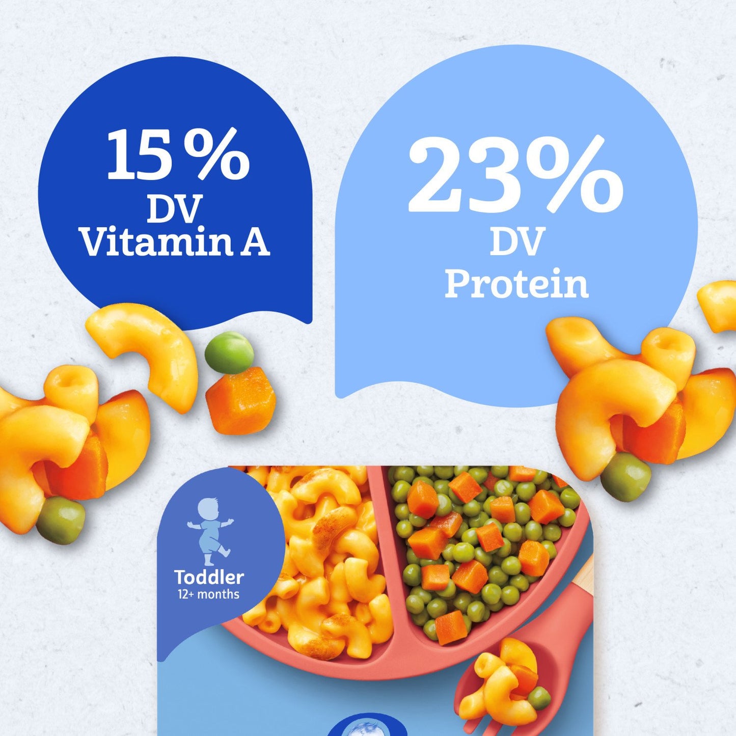 Gerber Mealtime for Toddler - Macaroni & Cheese with Peas & Carrots