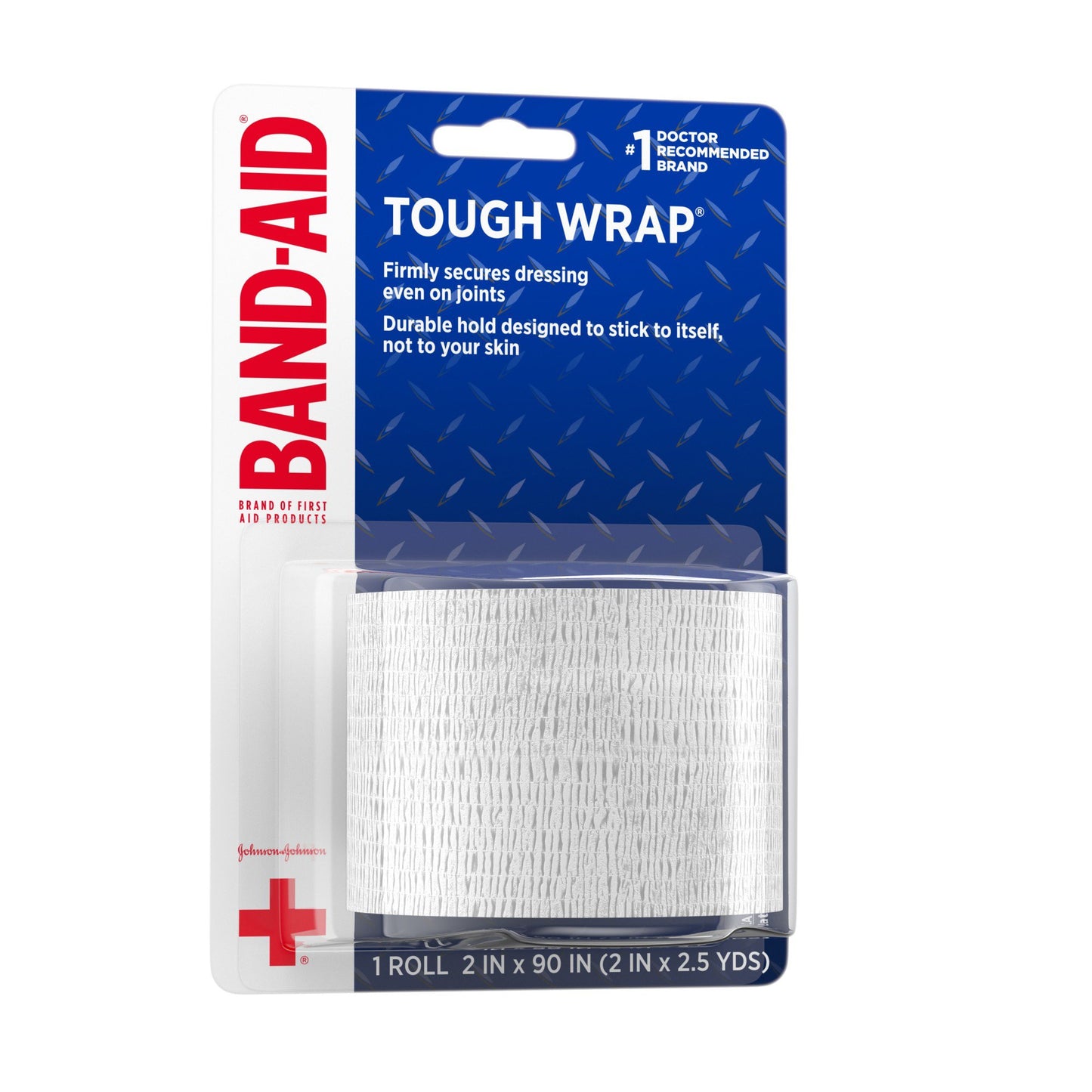 Band-Aid Tough Wrap Flexible Fabric Self-Adherent Wrap