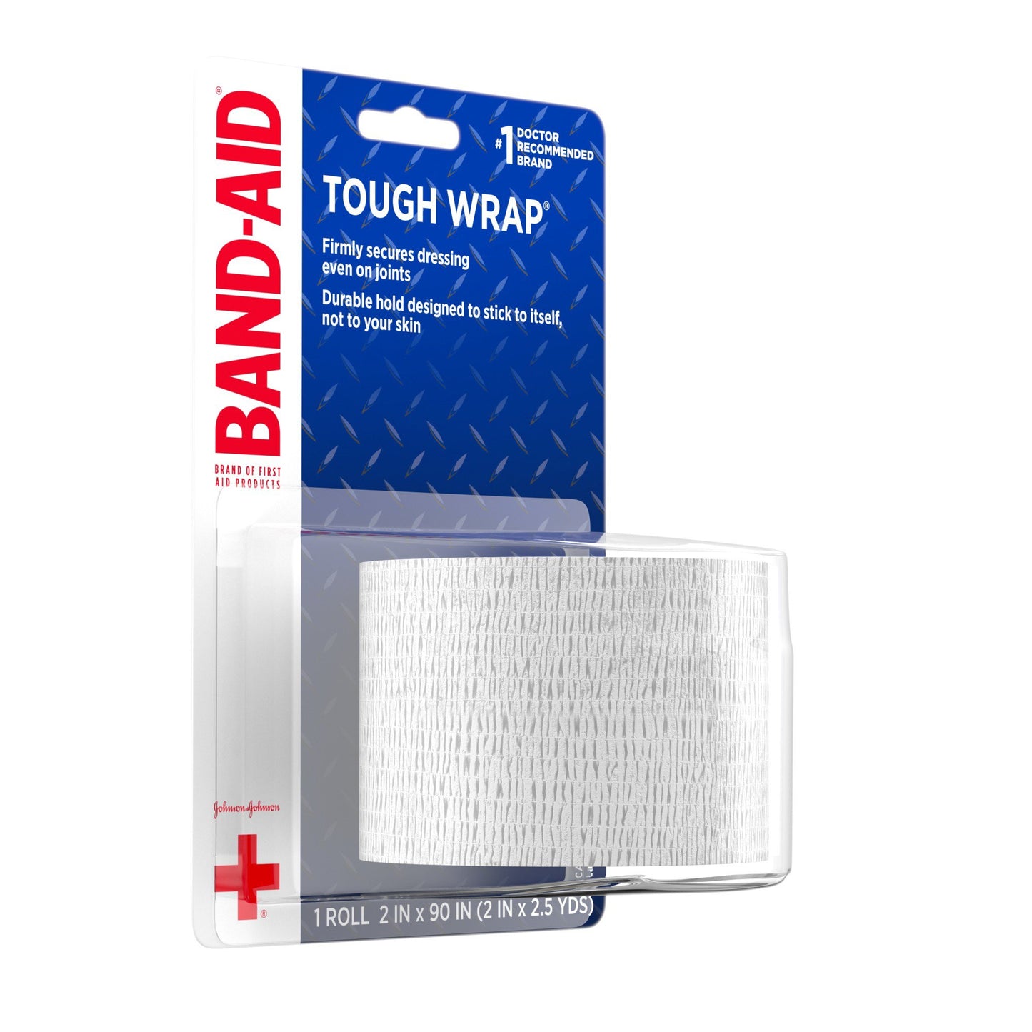 Band-Aid Tough Wrap Flexible Fabric Self-Adherent Wrap