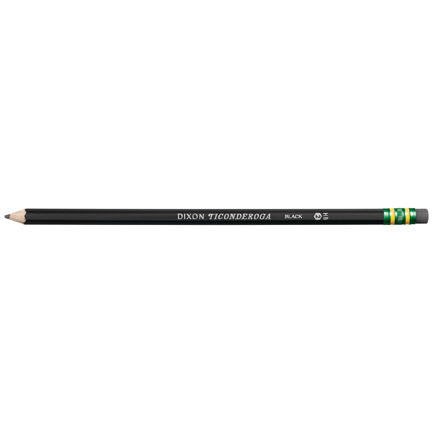 Ticonderoga Pre-Sharpened No.2 Wood Pencils - Black