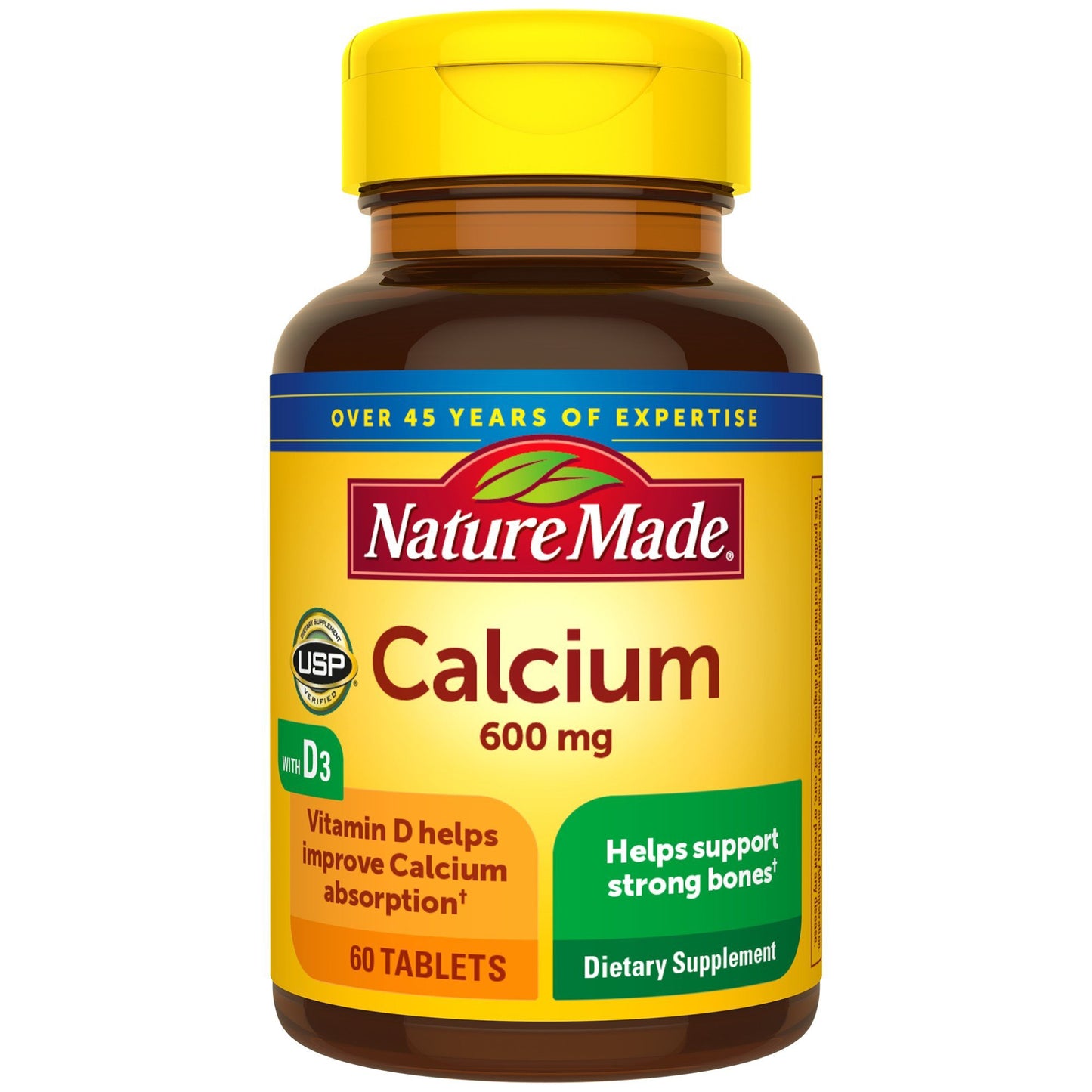 Nature Made Calcium 600 mg with Vitamin D Tablets
