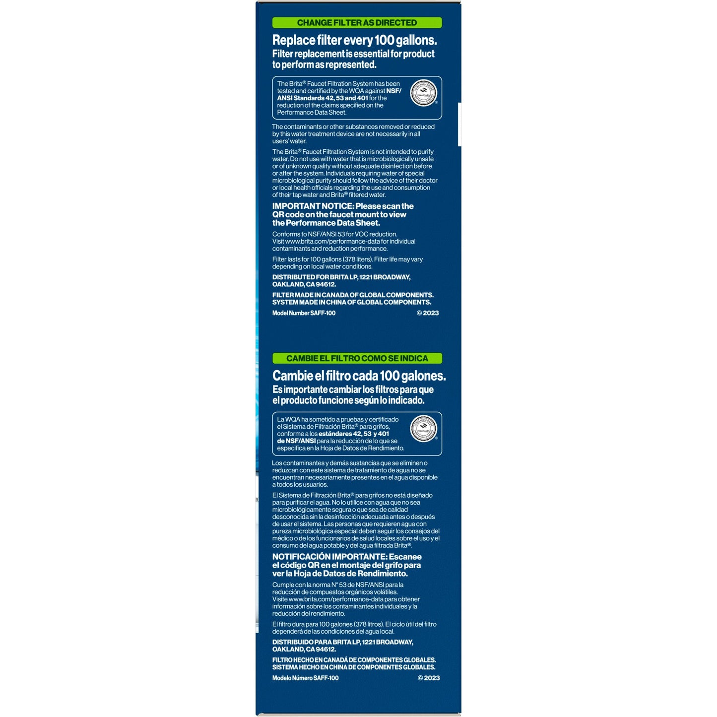 Brita Basic Faucet Mount Water Filtration System
