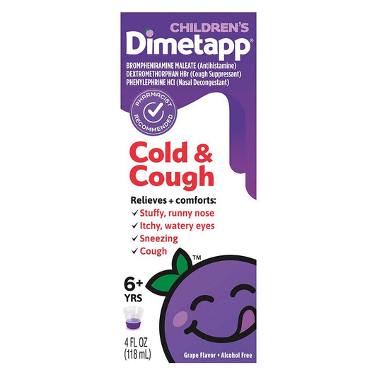Dimetapp Children's Cold & Cough Liquid - Grape