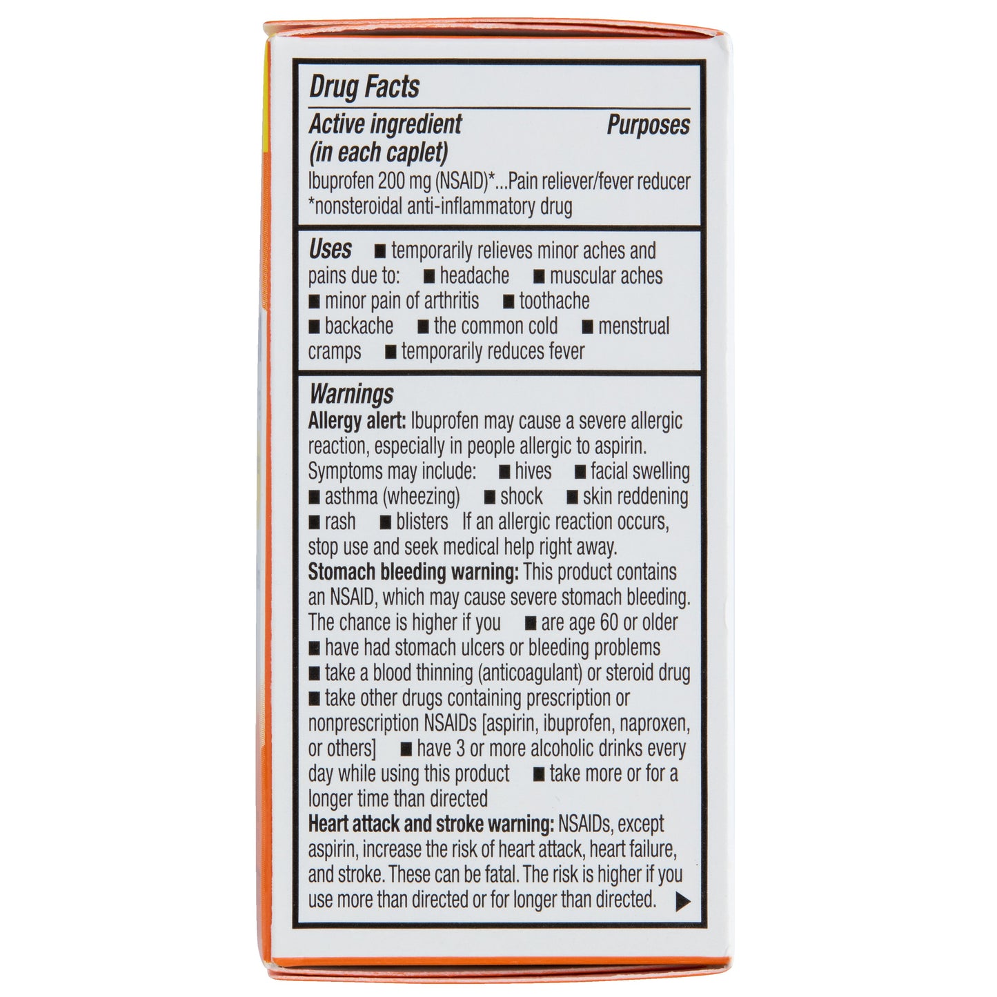H-E-B Ibuprofen Coated Caplets - 200 mg