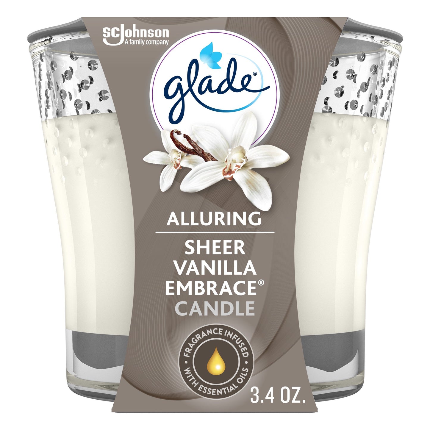 Glade Sheer Vanilla Embrace Candle