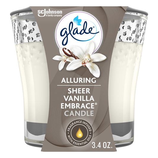 Glade Sheer Vanilla Embrace Candle