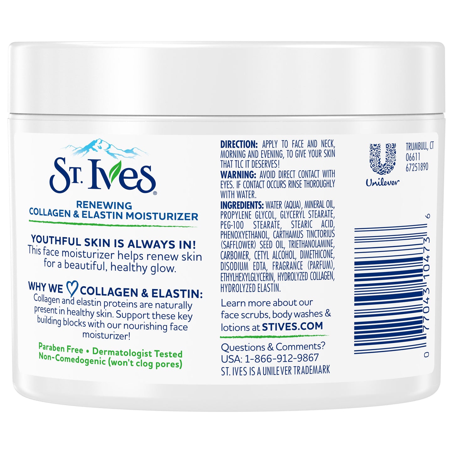 St. Ives Renewing Collagen Elastin Facial Moisturizer