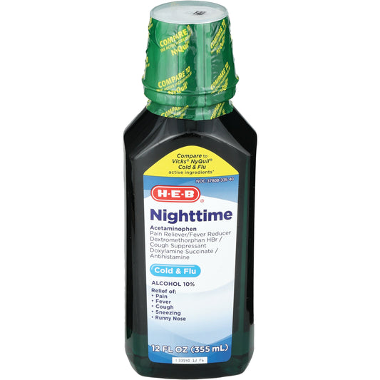 H-E-B Night Time Cold & Flu