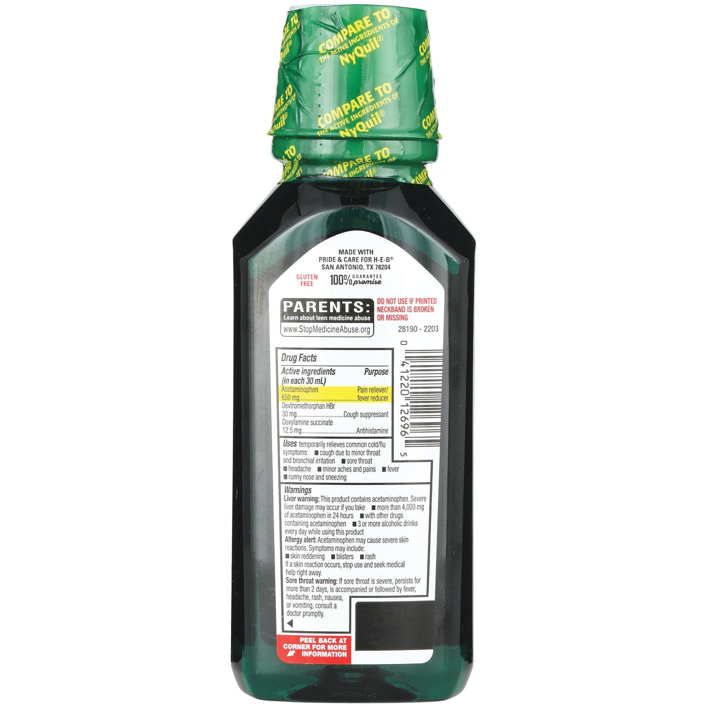 H-E-B Night Time Cold & Flu