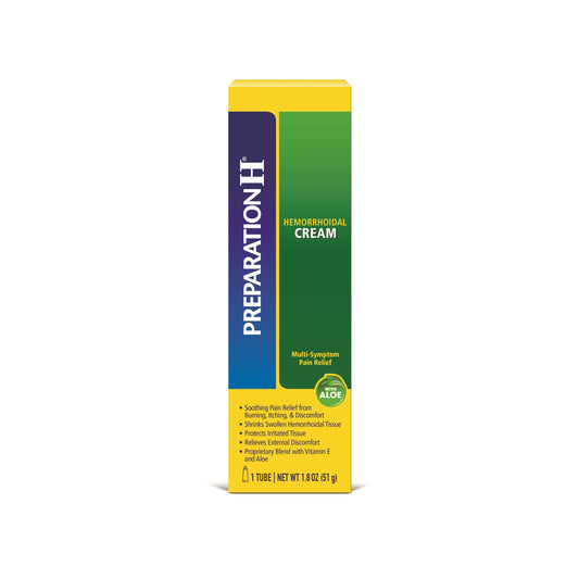 Preparation H Hemorrhoid Cream with Aloe for Multi-Symptom Relief