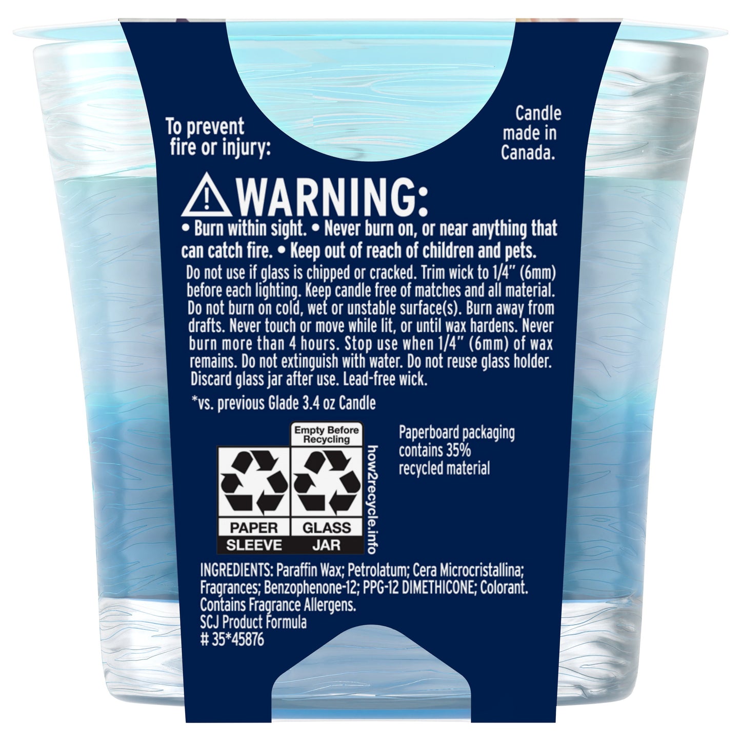 Glade 2in1 Moonlit Walk & Wandering Stream Candle