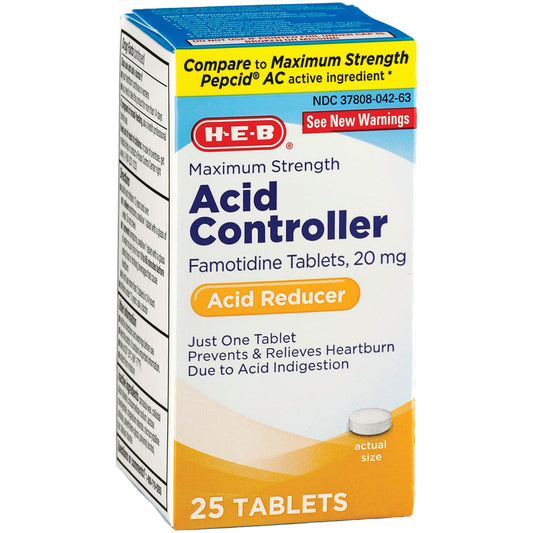 H-E-B Acid Controller Heartburn Prevention