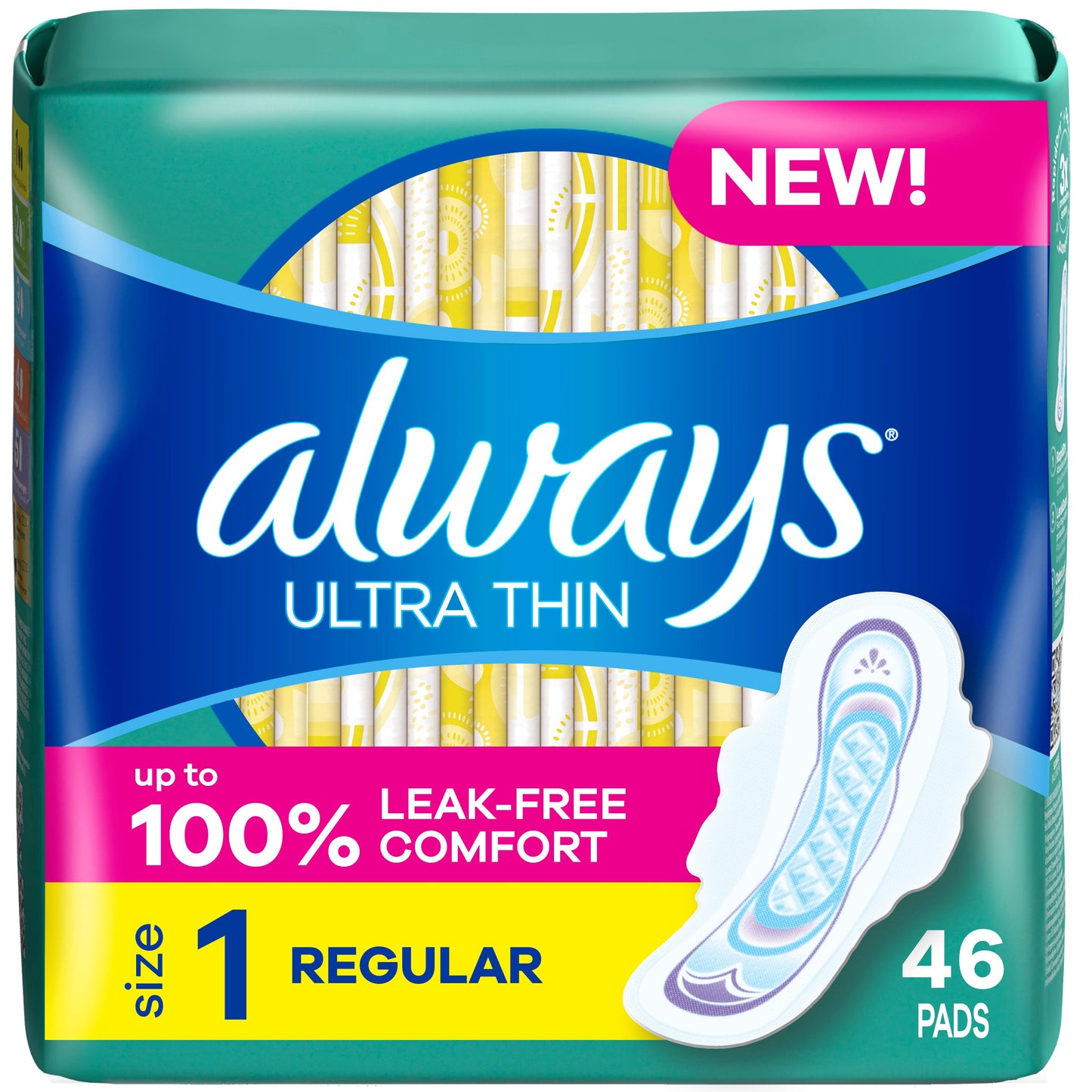 Always Ultra Thin Pads with Wings - Size 1