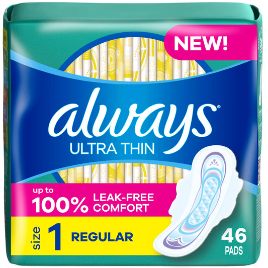 Always Ultra Thin Pads with Wings - Size 1