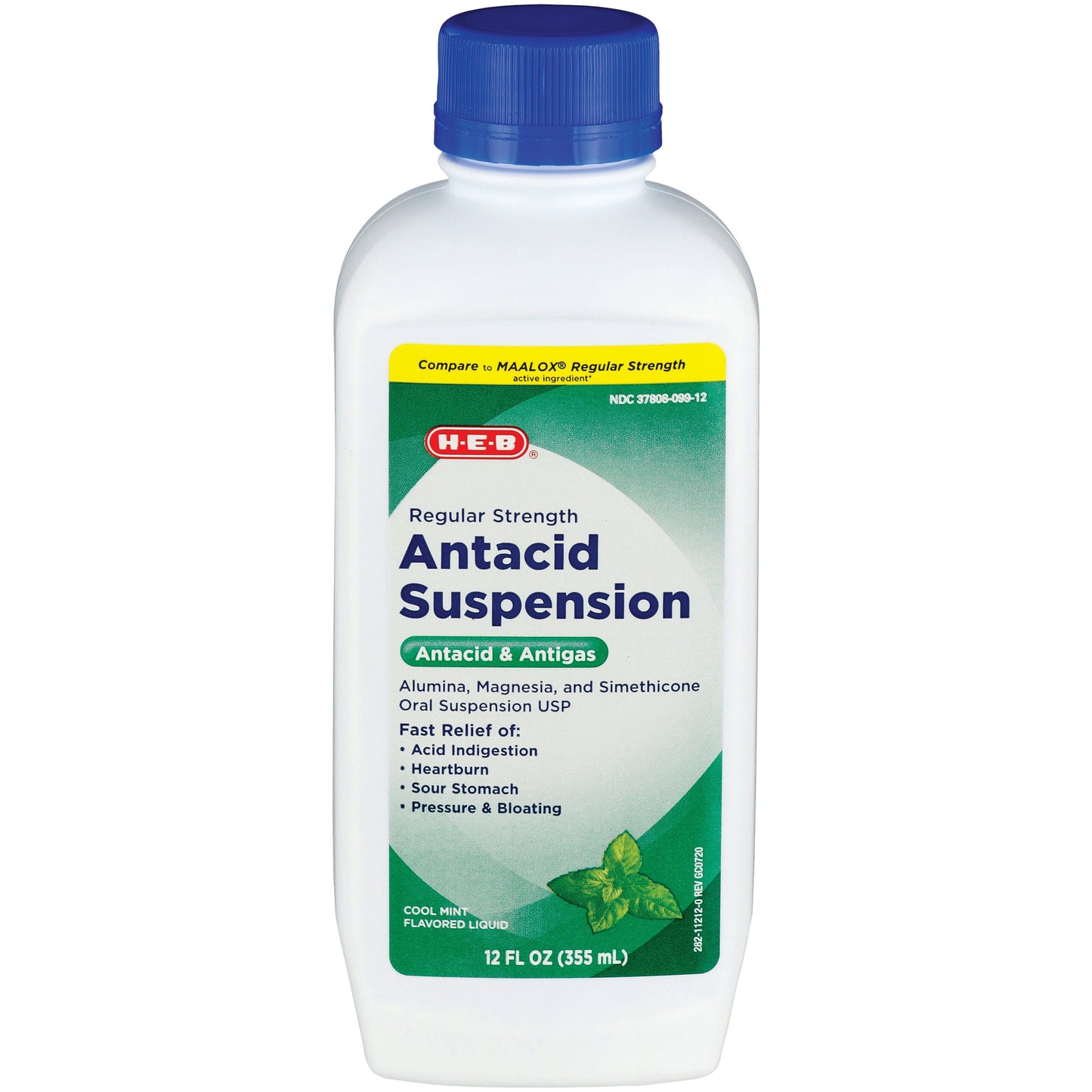 H-E-B Regular Strength Antacid Liquid - Mint