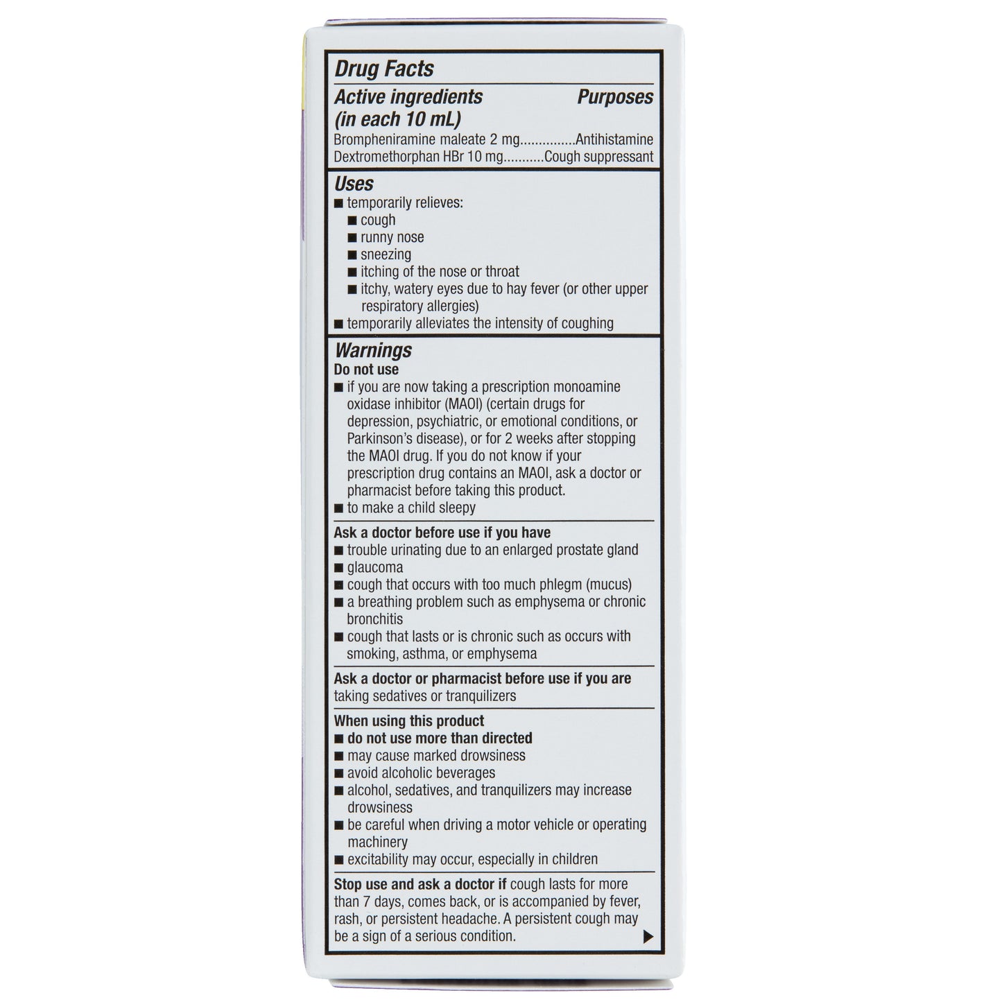 H-E-B Children’s Cold & Cough Multi-Symptom Liquid – Grape