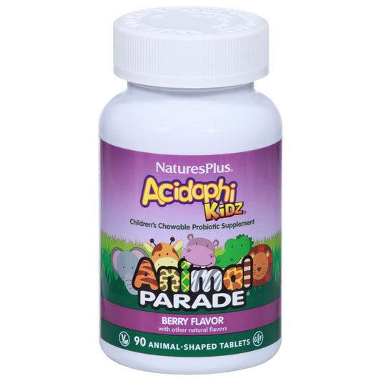 NaturesPlus Kids' Chewable Probiotic Supplement Tablets - Berry Flavor