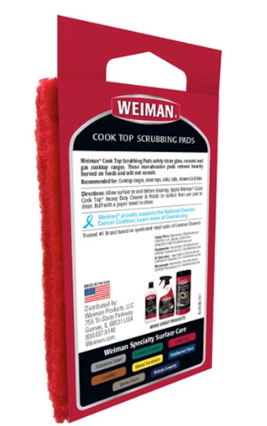 Weiman Cook Top Scrubbing Pads