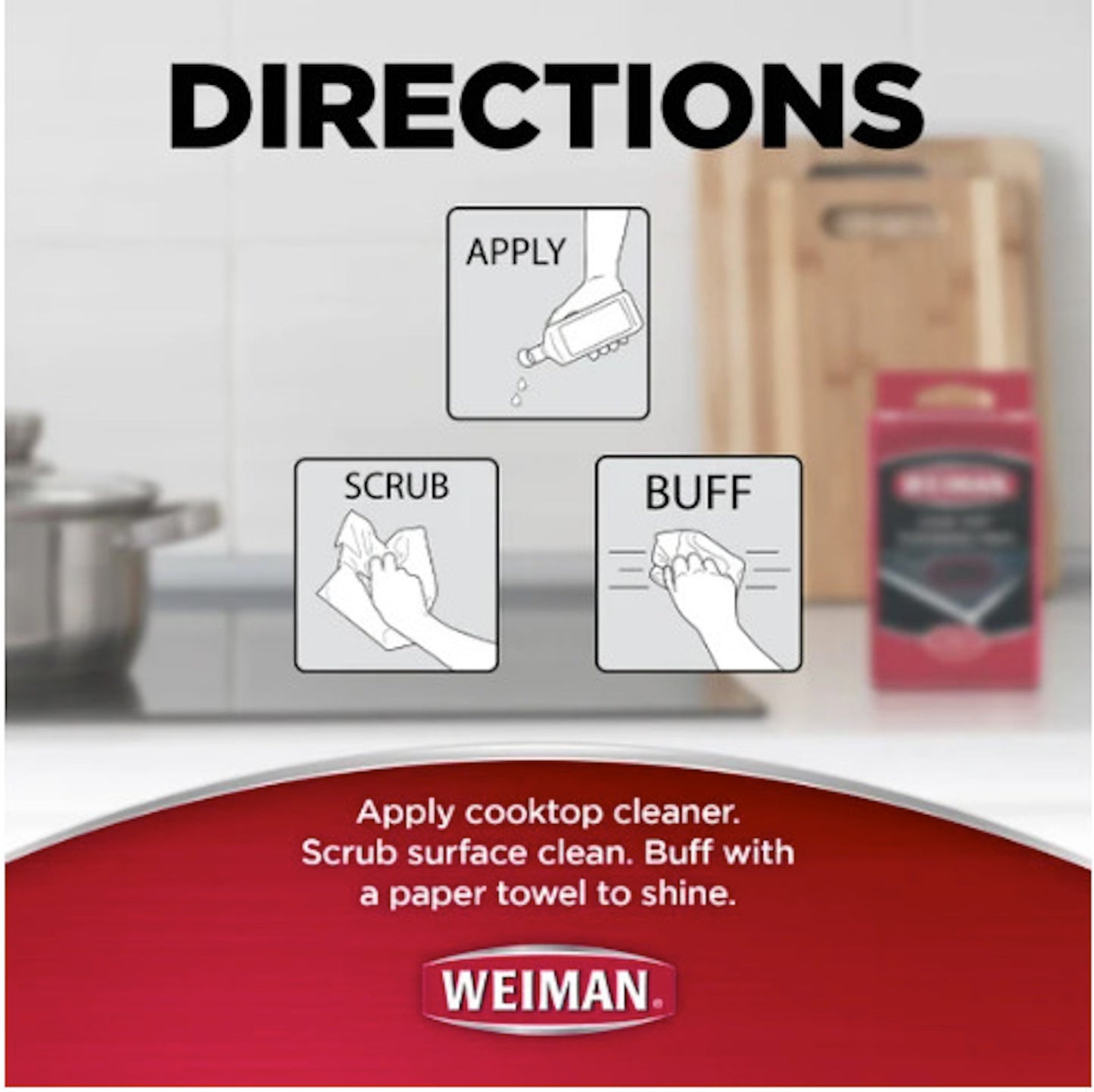 Weiman Cook Top Scrubbing Pads
