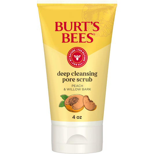 Burt's Bees Deep Cleansing Poor Scrub with Peach & Willow Bark