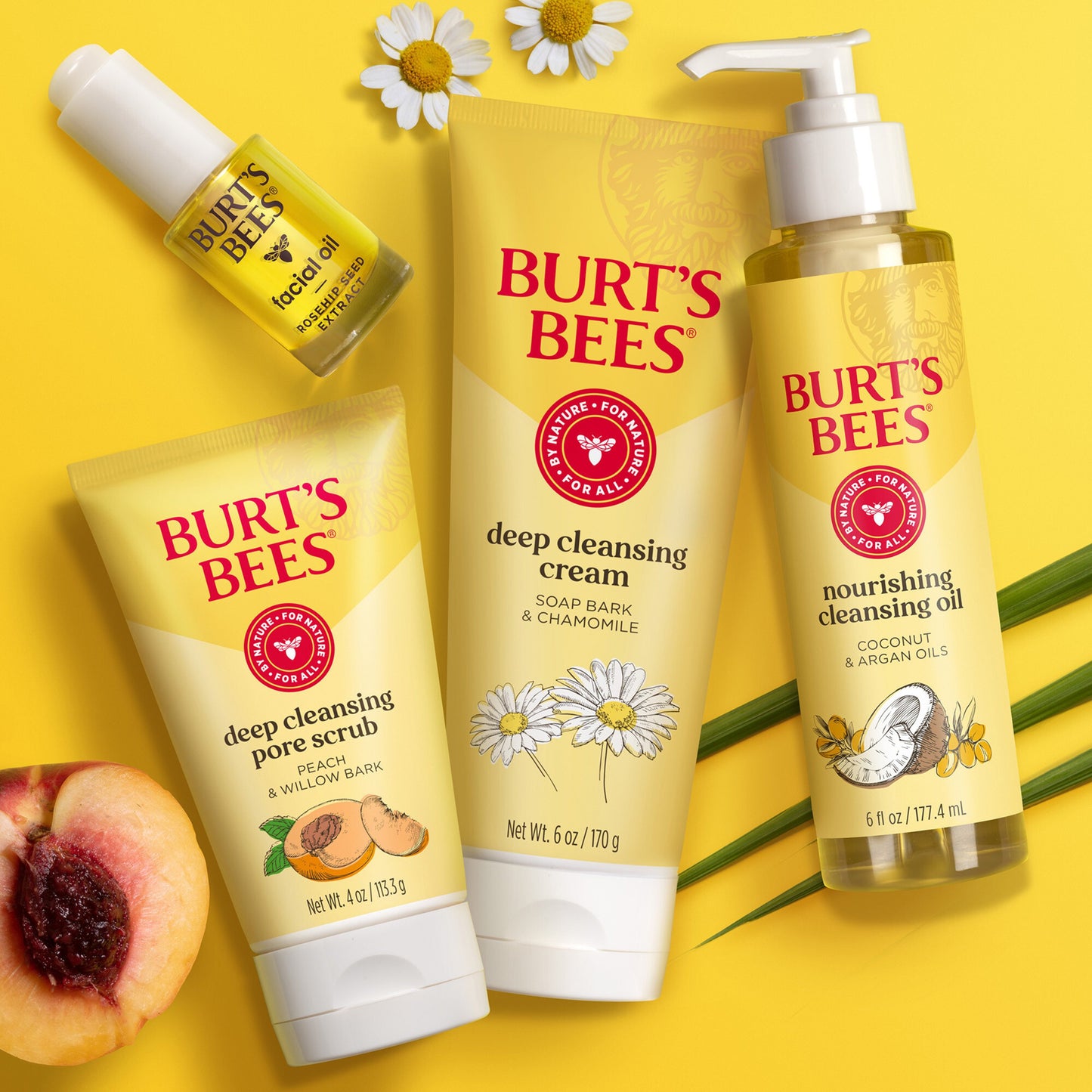 Burt's Bees Deep Cleansing Poor Scrub with Peach & Willow Bark