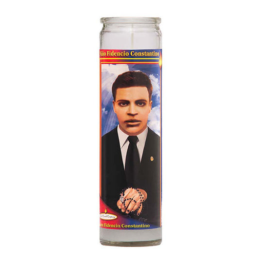 Brilux Niño Fidencio Constantino Religious Candle - White Wax