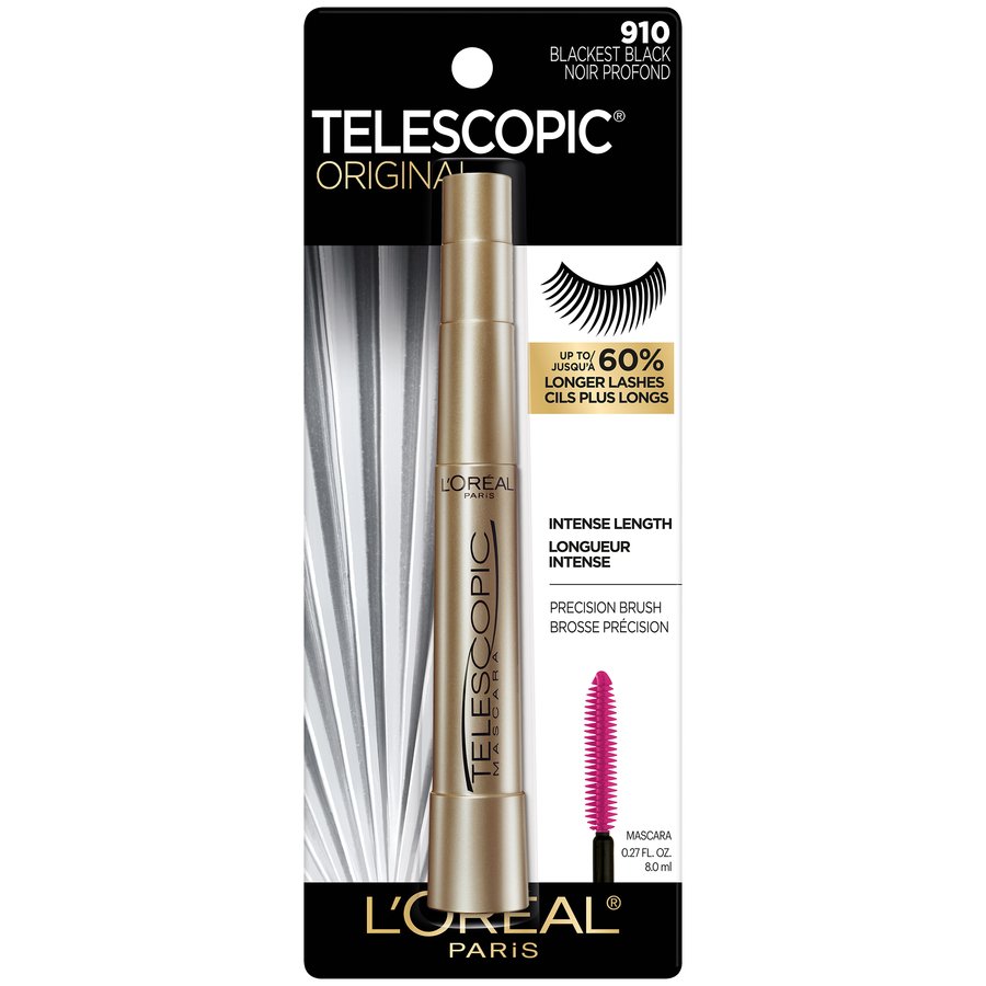 L'Oréal Paris Telescopic Original Washable Intense Lengthening Mascara - Blackest Black