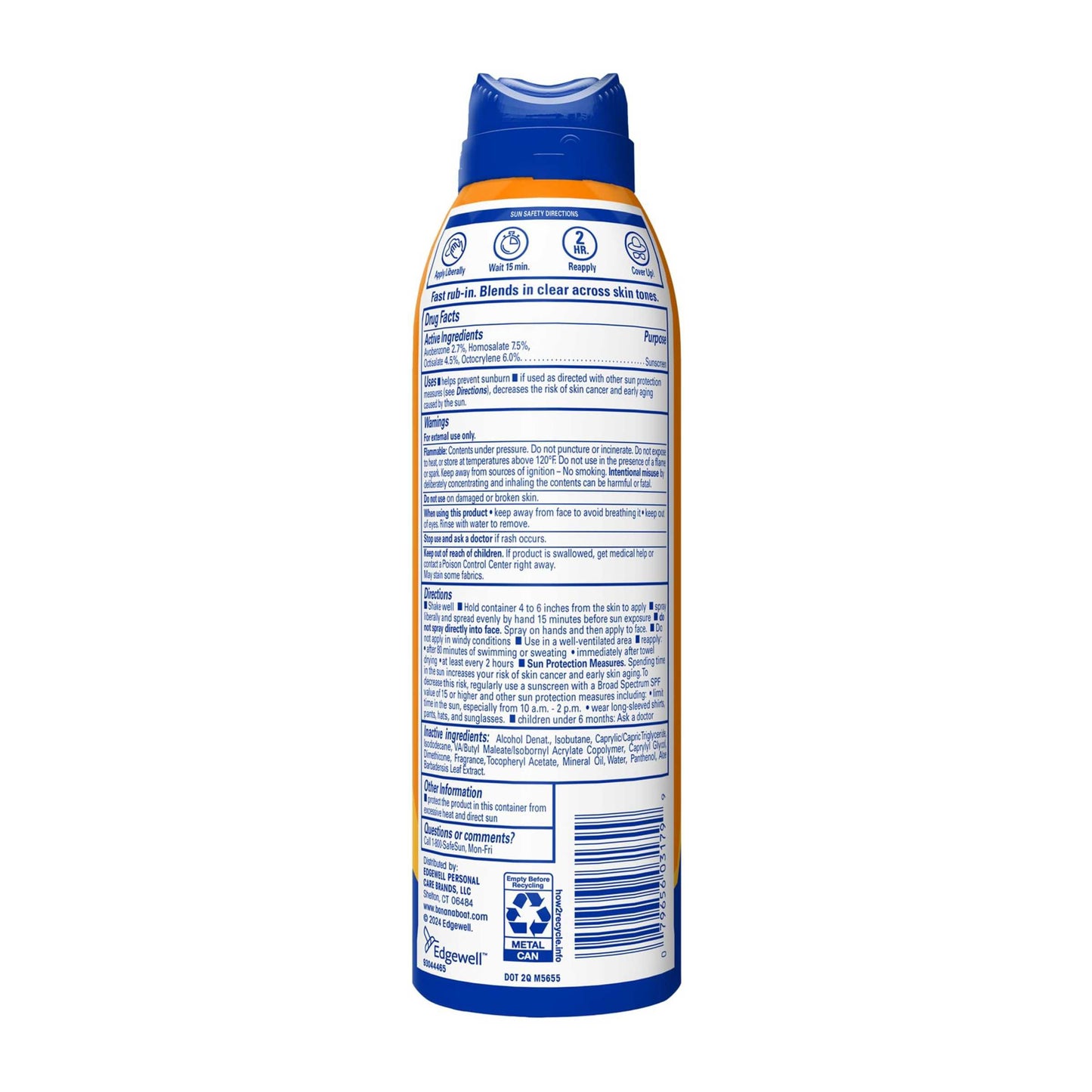 Banana Boat Sport Ultra Clear Sunscreen Spray - SPF 50+