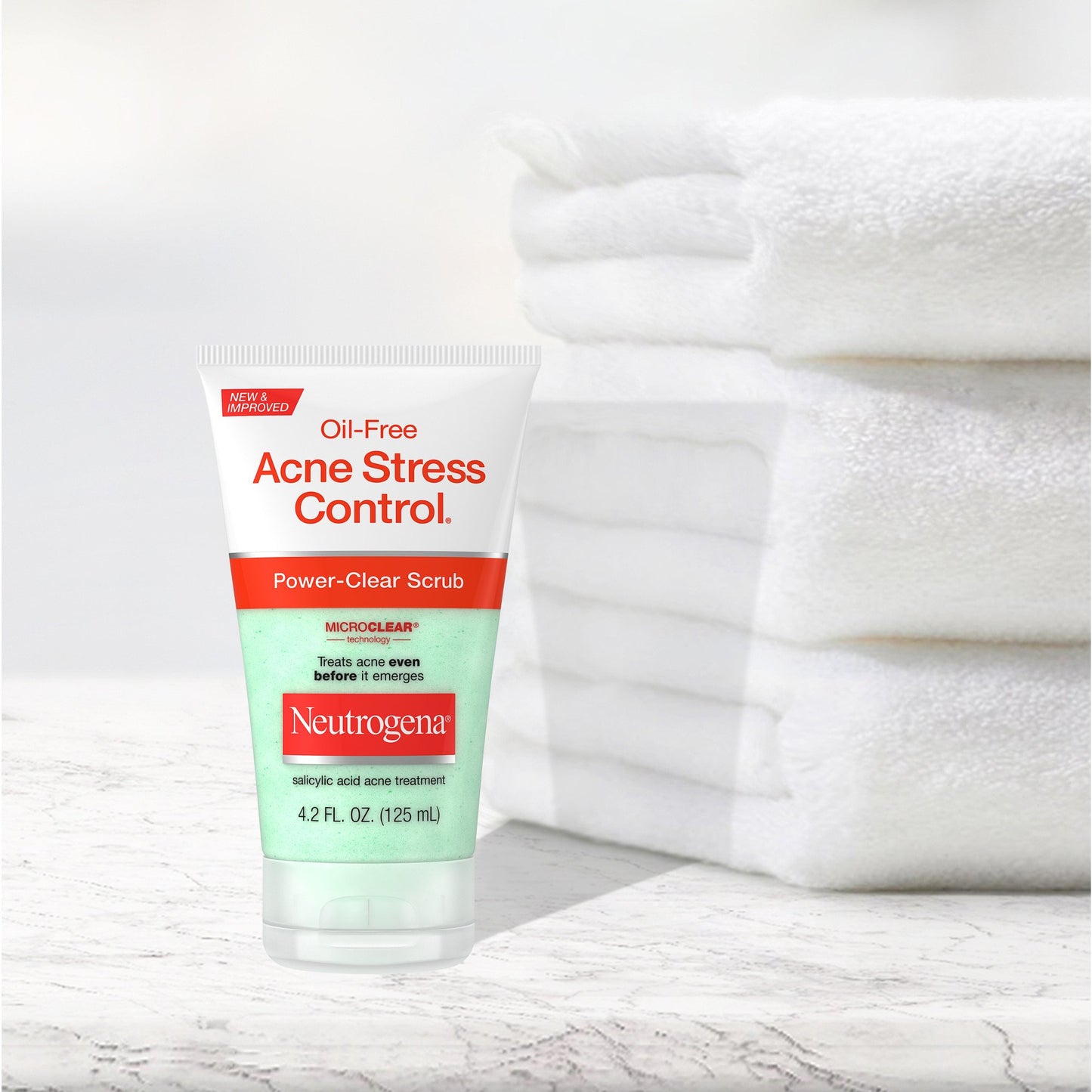 Neutrogena Oil-Free Acne Stress Control Power-Clear Scrub