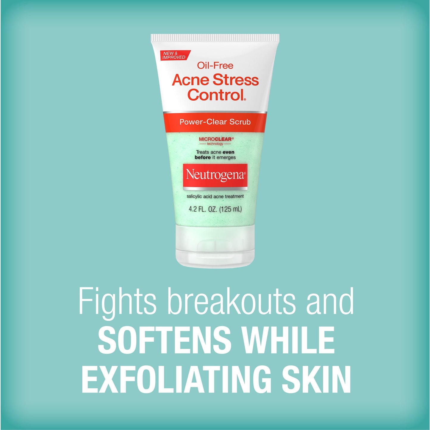 Neutrogena Oil-Free Acne Stress Control Power-Clear Scrub