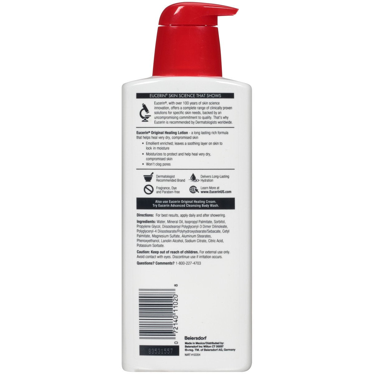Eucerin Original Healing Rich Lotion