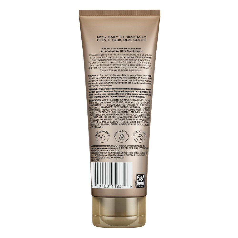 Jergens Natural Glow + Firming Self Tanner Lotion - Fair to Medium