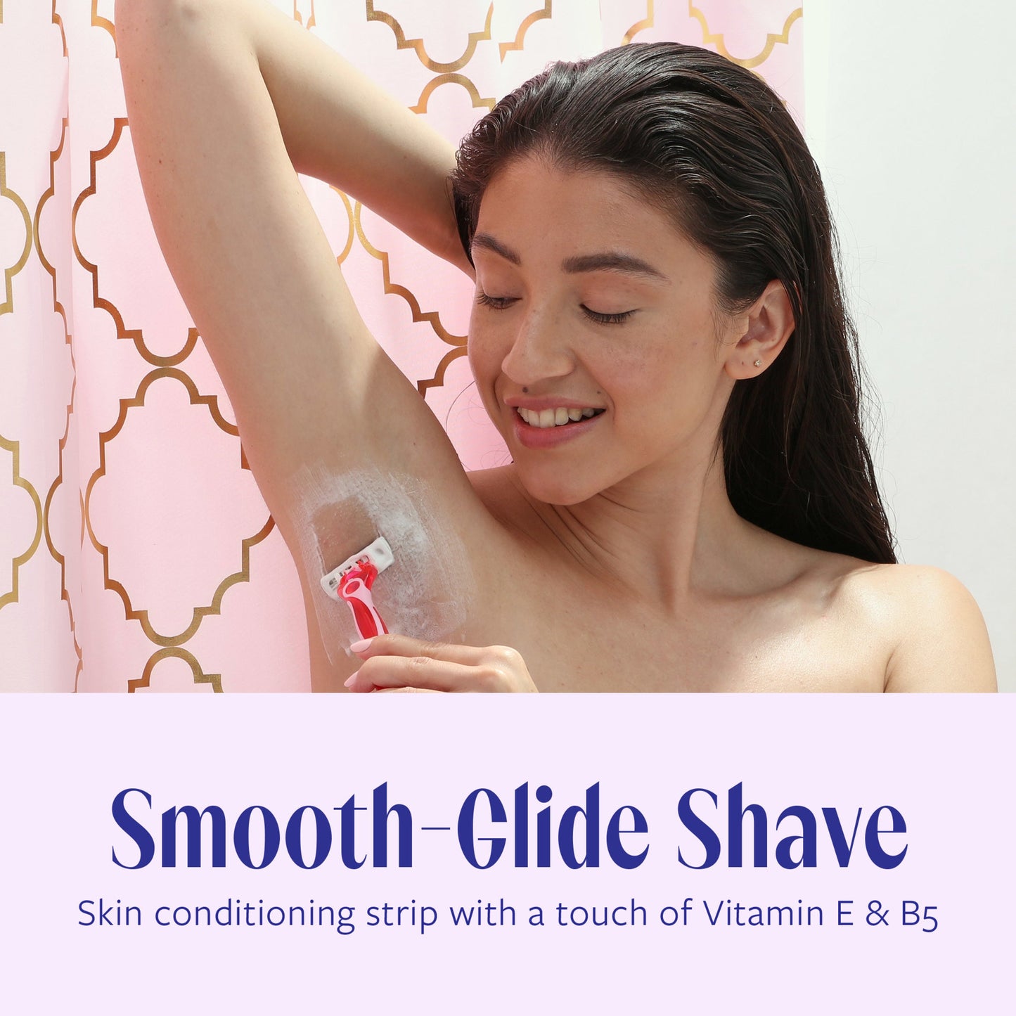 Skintimate Raspberry Rain 4-Blade Disposable Razor