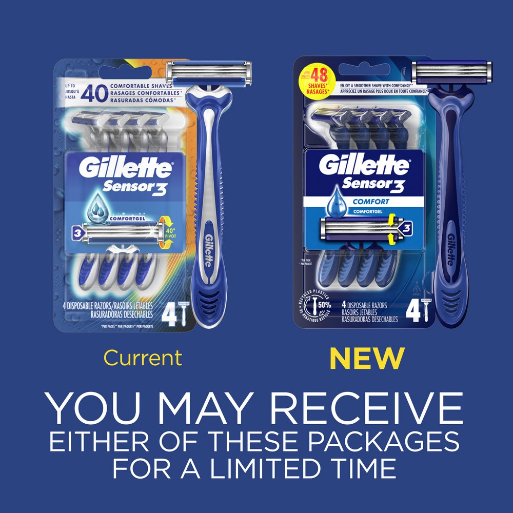 Gillette Sensor3 Comfort Disposable Razors