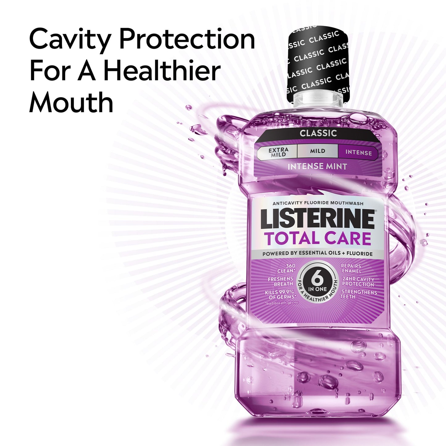 Listerine Total Care Anticavity Mouthwash - Fresh Mint