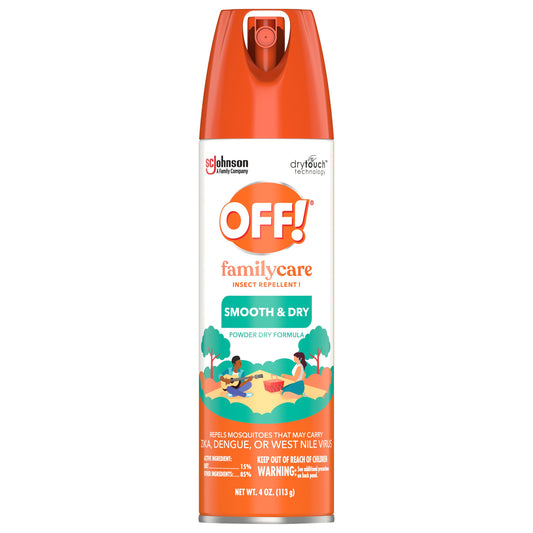 OFF! FamilyCare Mosquito Repellent Smooth & Dry Non-Greasy Spray