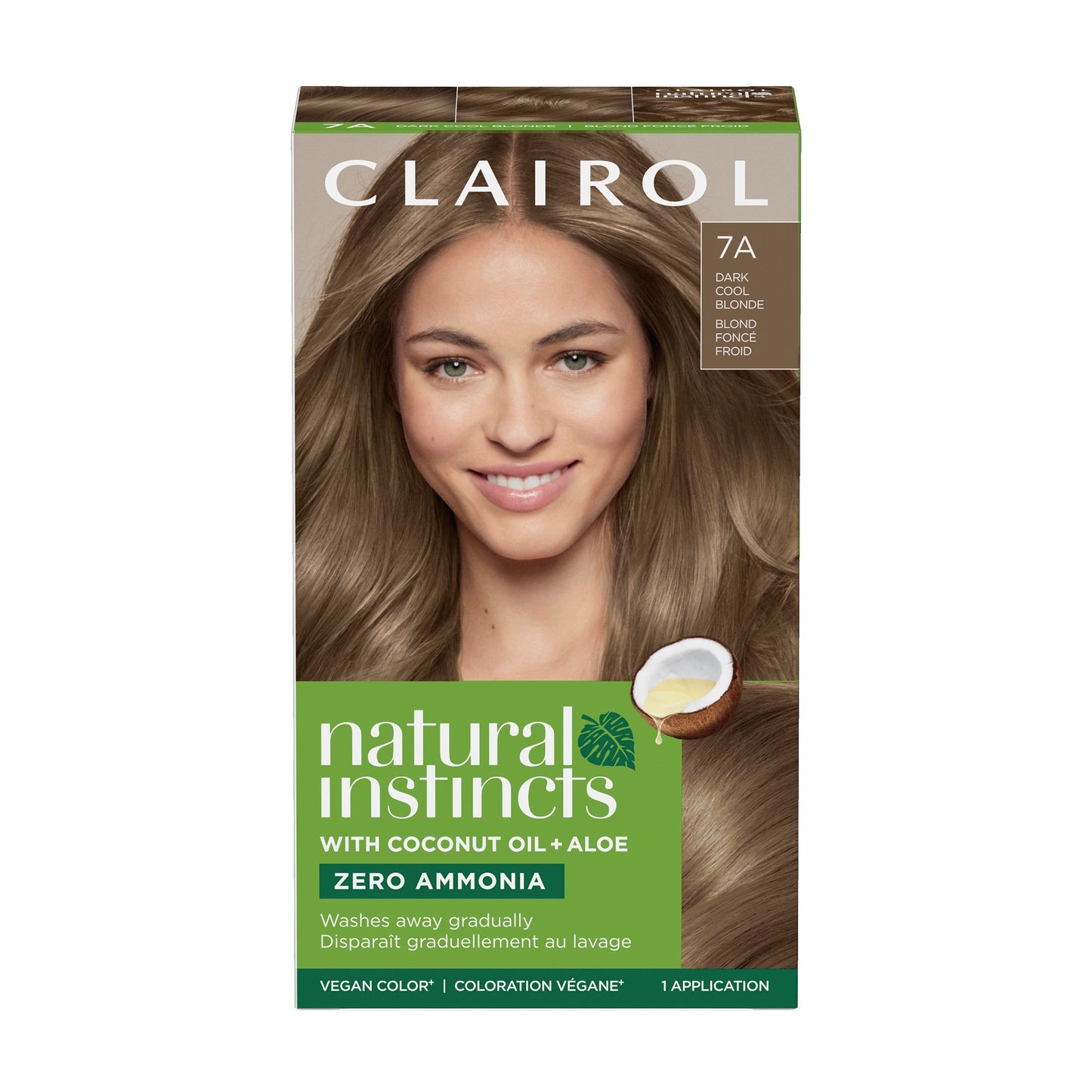 Clairol Natural Instincts Vegan Demi-Permanent Hair Color - 7A Dark Cool Blonde