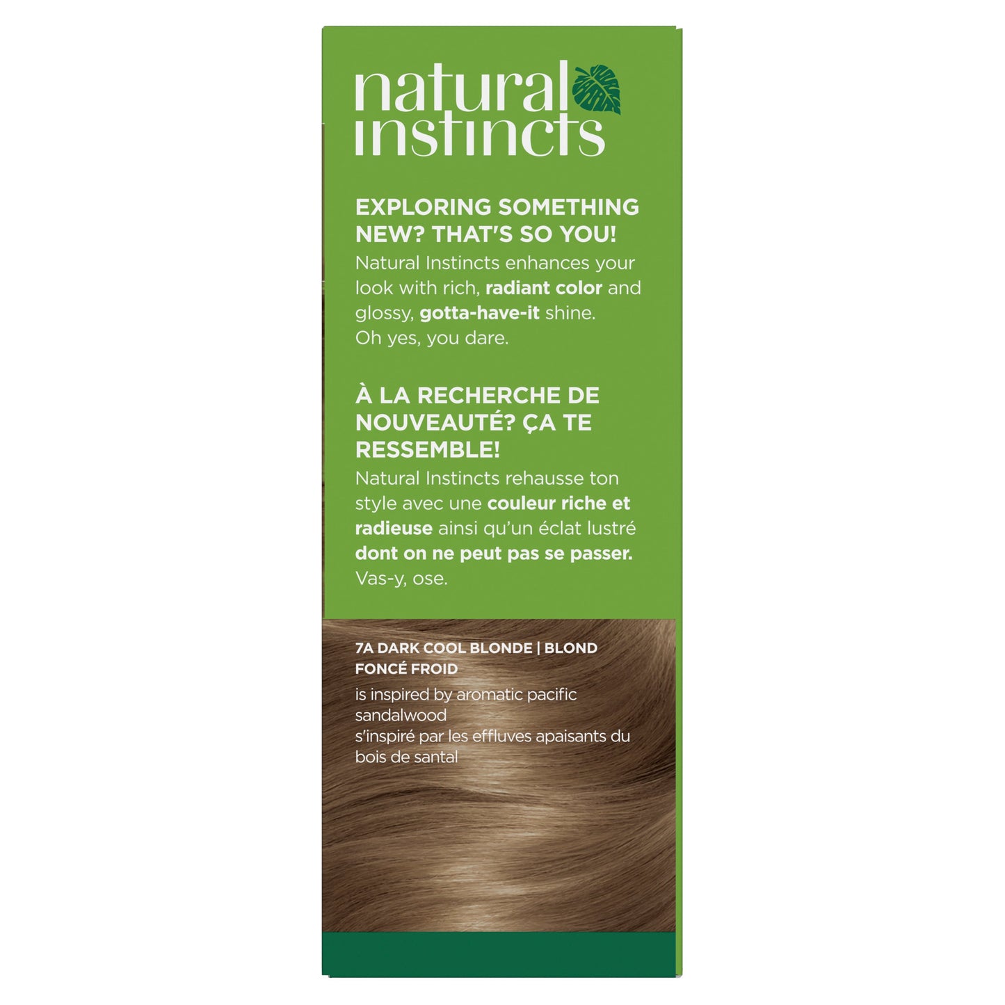 Clairol Natural Instincts Vegan Demi-Permanent Hair Color - 7A Dark Cool Blonde
