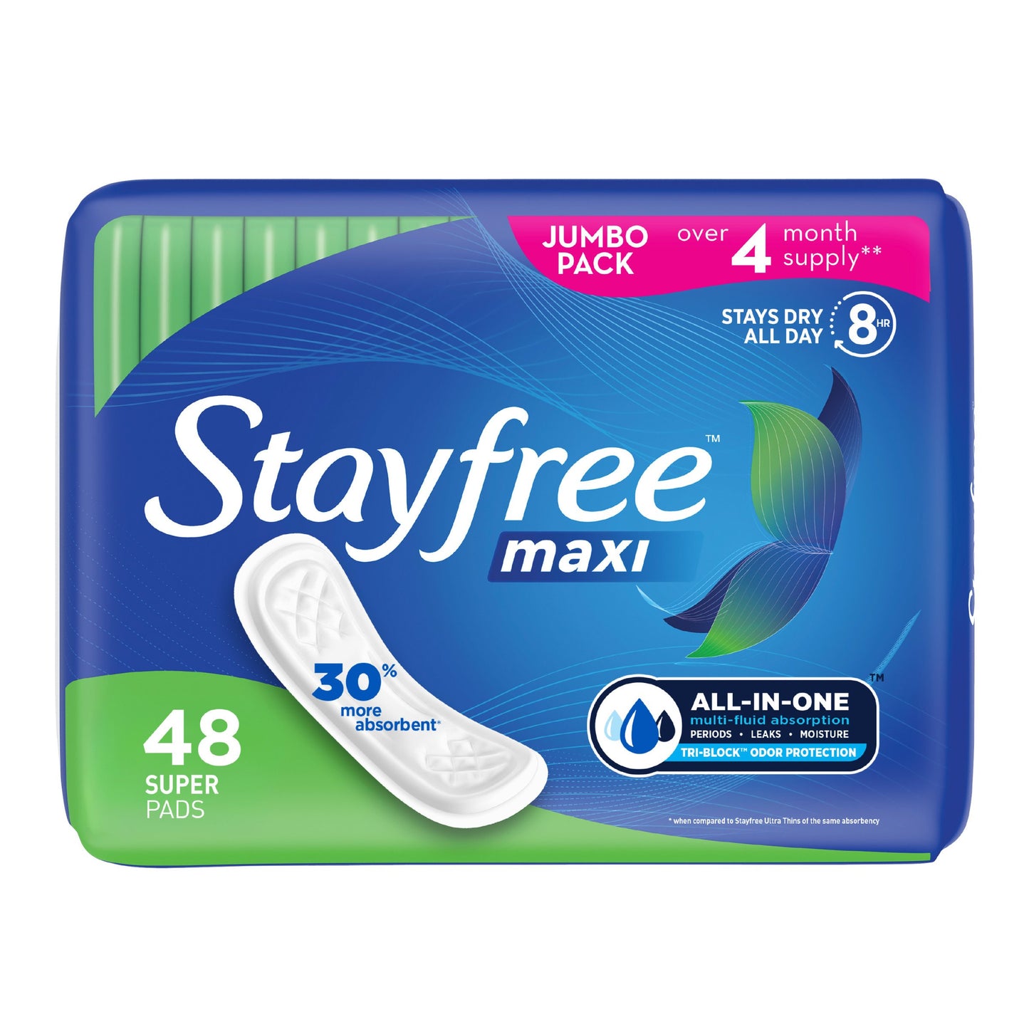 Stayfree Maxi Pads - Super