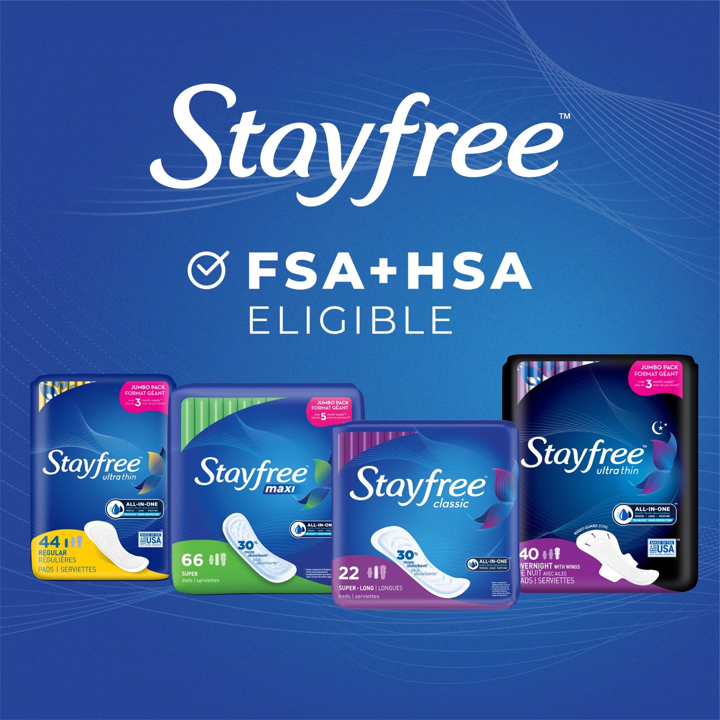 Stayfree Maxi Pads - Super