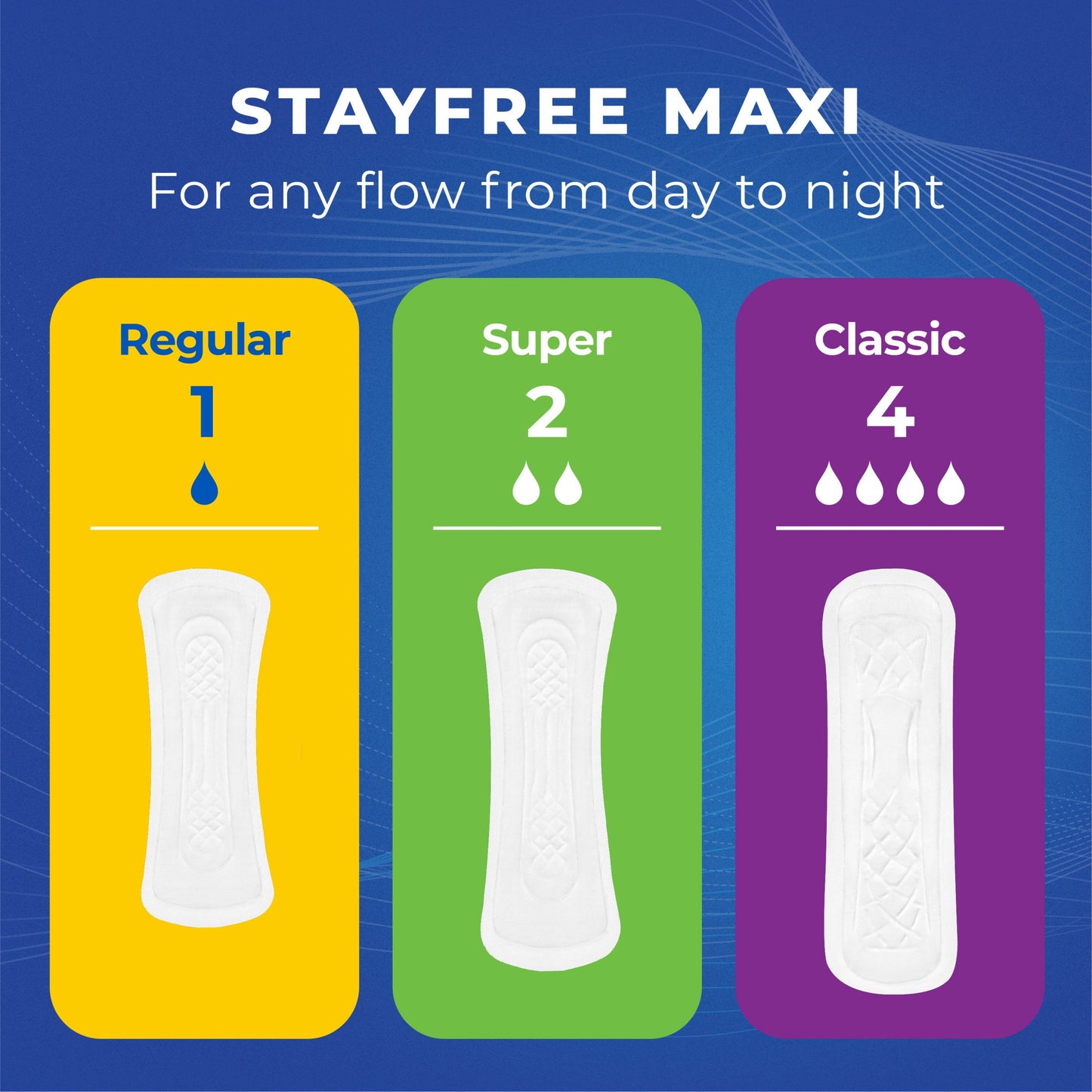 Stayfree Maxi Pads - Super