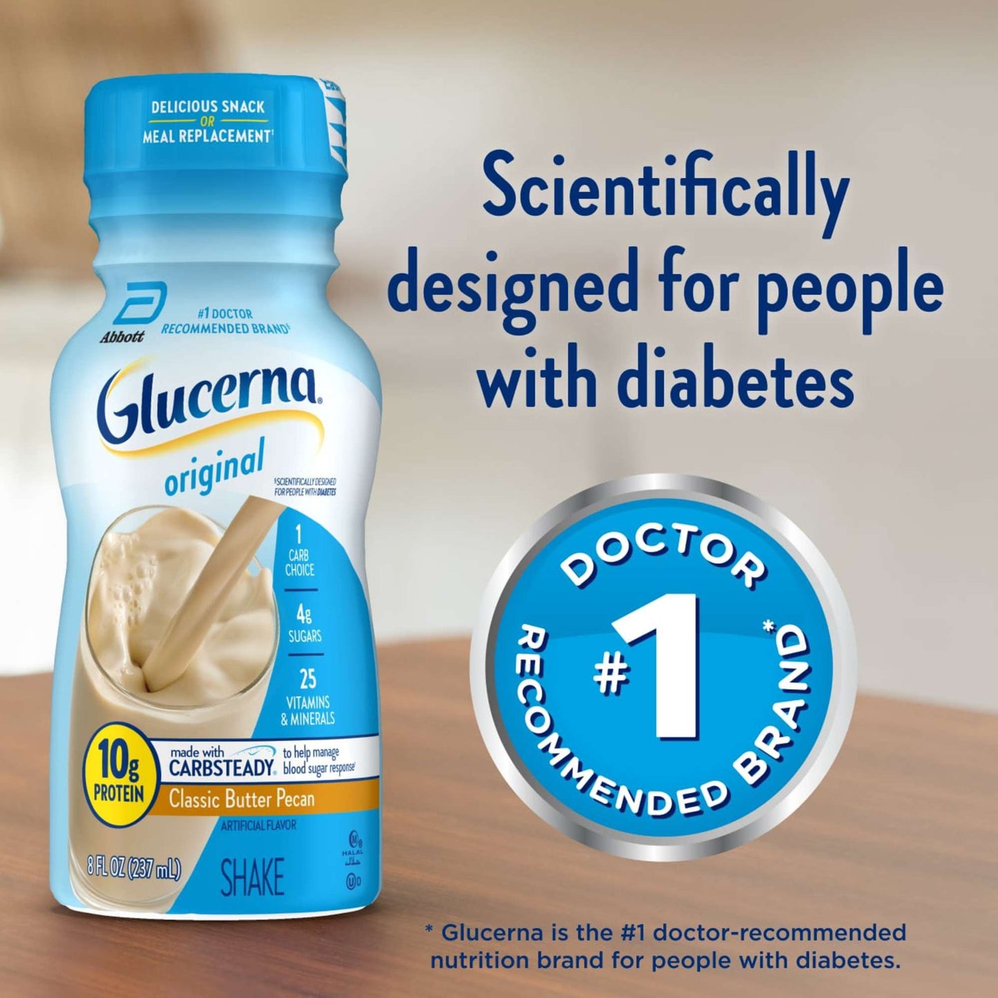 Glucerna Nutritional Shake Classic Butter Pecan