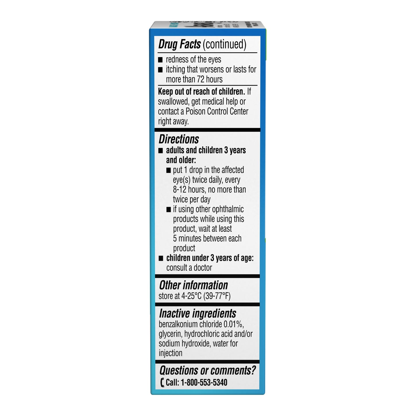 Bausch & Lomb Alaway Eye Itch Relief Drops