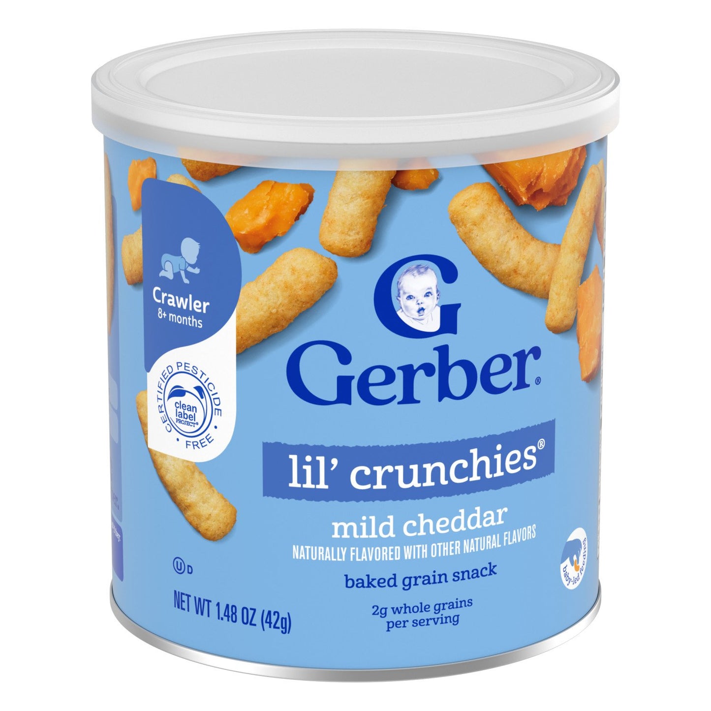 Gerber Snacks for Baby Lil' Crunchies - Mild Cheddar