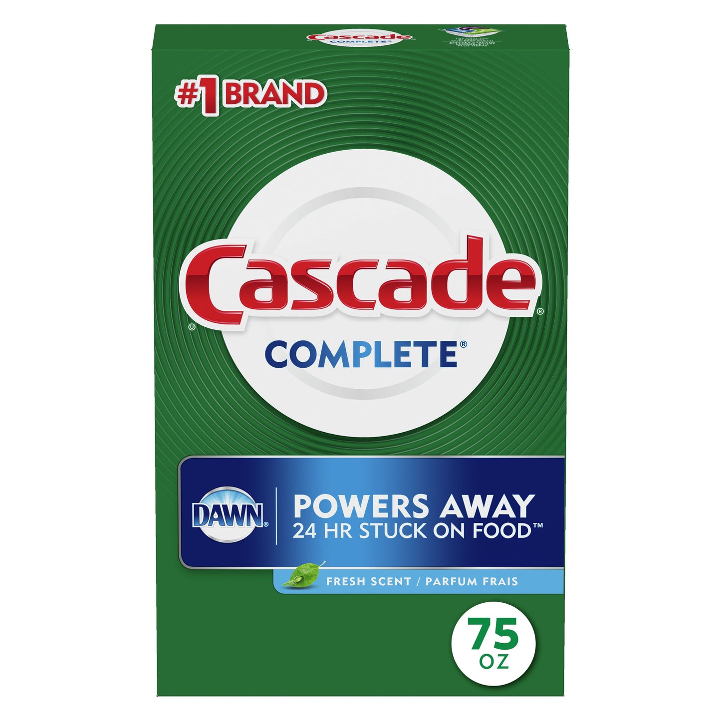 Cascade Complete Dishwasher Detergent Powder, Fresh Scent