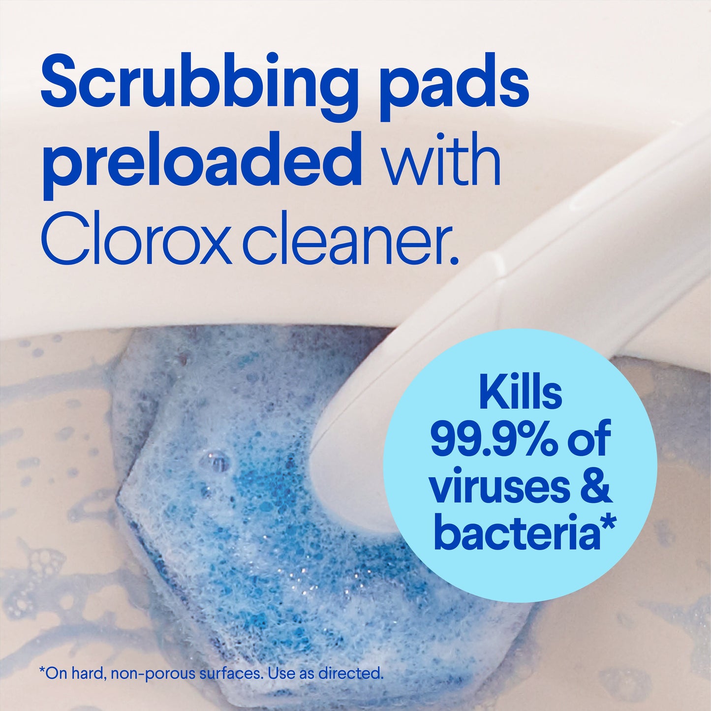 Clorox ToiletWand Disposable Toilet Cleaning System Storage Caddy and 6 Refills