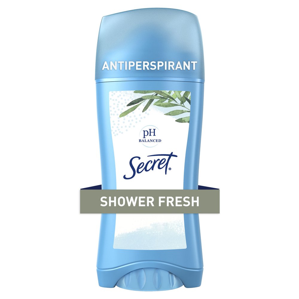 Secret 24 Hr Invisible Solid Antiperspirant Deodorant - Shower Fresh